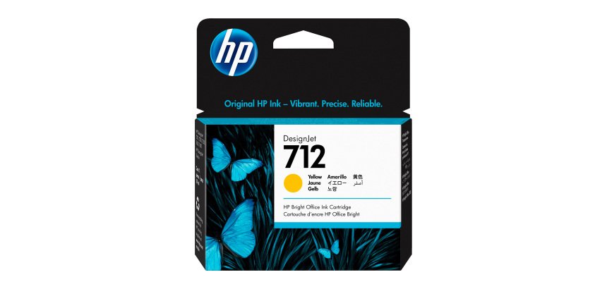 HP 712 (3ED6xA) Cartuchos Originales separados magenta, cian, amarillo 29 ml