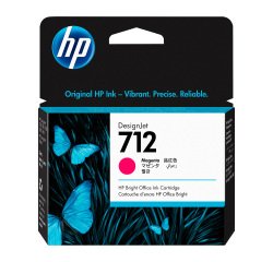 HP 712 (3ED6xA) Cartuchos Originales separados magenta, cian, amarillo 29 ml