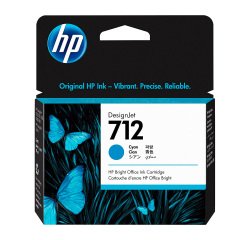 HP 712 (3ED6xA) Cartuchos Originales separados magenta, cian, amarillo 29 ml