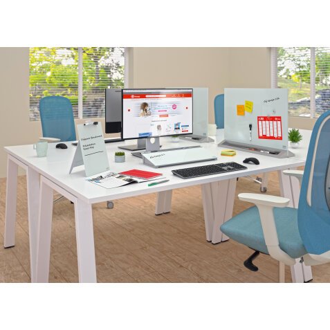 Personal flipchat Rexel Diamond in glass 