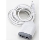 Chargeur double USB 4,8 A avec 3M de câble