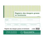 Registre imprimé des dangers graves et imminents Exacompta 6622E - 24 x 32 cm 20 pages