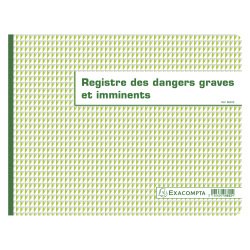 Register for serious and imminent dangers Exacompta 6622E - 24 x 32 cm 20 pages 