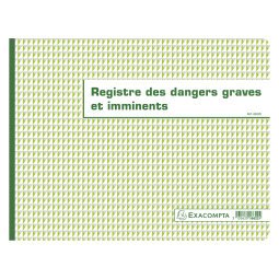 Register voor grote en dreigende risico's Exacompta 6622E - 24 x 32 cm 20 pagina's 