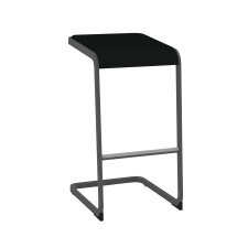 High stool Taglio - anthracite base 