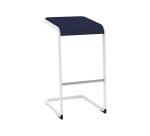 High stool Taglio - white base 