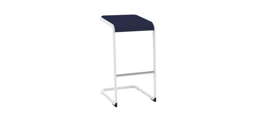 High stool Taglio - white base 