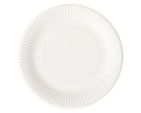 Platos desechables cartón Ø 23 cm - paquete de 100