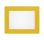 Marco amarillo adhesivo Durable A4 para el suelo - pack de 10