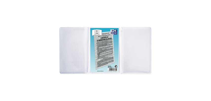 Protective sleeve 8,5 x 12,5 cm 3 volets