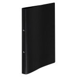 Folder polypropylene 2 rings black