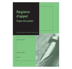De_registre appels journalier 21x29,7cm 40 pages