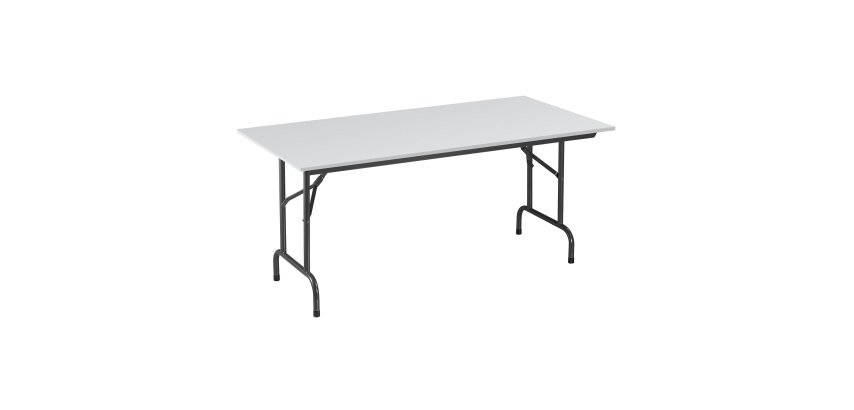 Tables pliantes plateau gris clair L 160 x P 80 cm - Rico