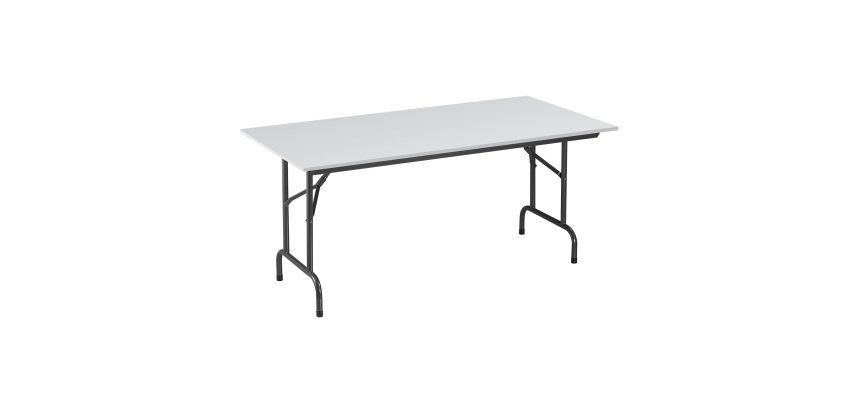 Tables pliantes plateau gris clair L 160 x P 80 cm - Rico