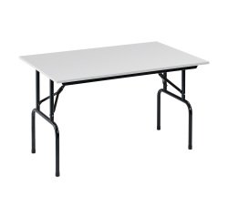 Tables pliantes plateau gris clair L 120 x P 80 cm - Rico
