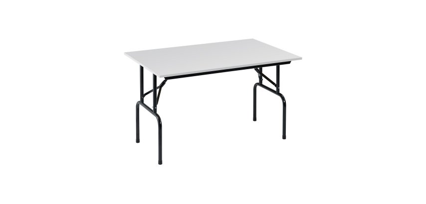 Tables pliantes plateau gris clair L 120 x P 80 cm - Rico