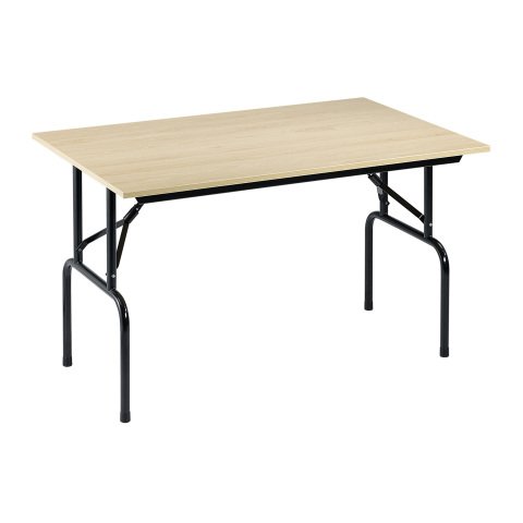 Mesa plegable Primera 120 cm Haya patas Negras