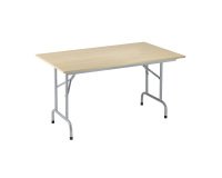 Tables pliantes Primera 140 x 80 cm hêtre piètement aluminium