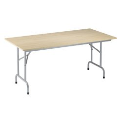 Table pliante Primera - plateau profondeur 80cm