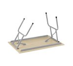 Tables pliantes plateau hêtre L 120 x P 80 cm - Rico