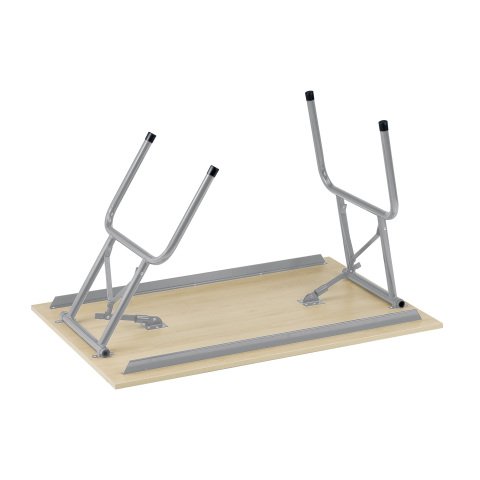 Mesa plegable Primera 120 cm Haya Patas Aluminio