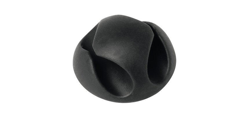 Organizador para 2 cables Cavoline Clip 2 Durable - Paquete de 6 unidades 