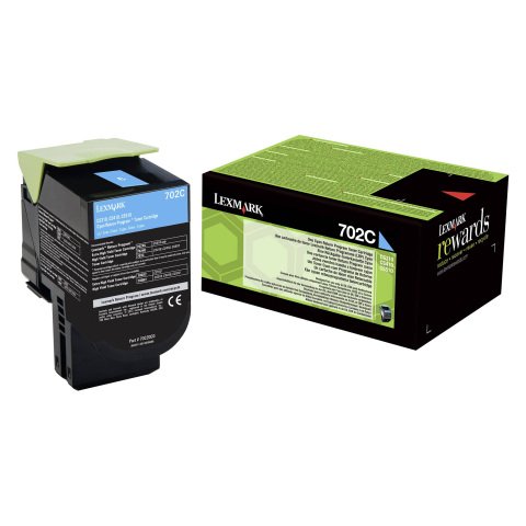 Lexmark 70C20C0 tóner original cian