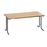 Folding modular classic table - 70cm deep tabletop