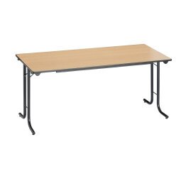 Tavolo pieghevole classico 6 posti faggio h 74 x l 160 x p 70 cm