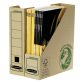 Tijdschriftenhouder Fellowes Bankers Box Earth - bruin rug 8,2 cm 