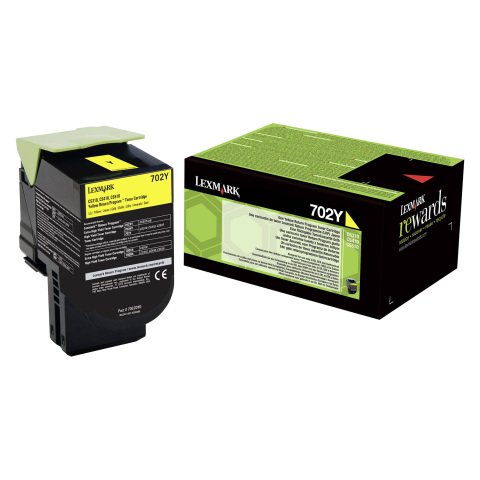 Lexmark 70C20Y0 tóner original amarillo