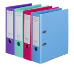 Classeur à levier cartonné Esselte Chromos Plus A4 - Dos 8 cm couleurs assorties tendance