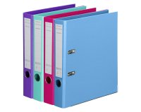 Classeur à levier cartonné Esselte Chromos Plus A4 - Dos 5 cm couleurs assorties tendance