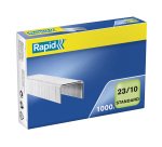 Agrafe Rapid 23/10 forte galvanisée - Boîte de 1000