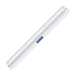 Flat ruler aluminium Staedtler 30 cm