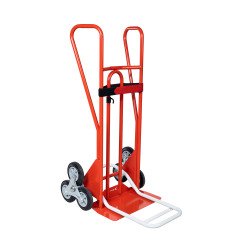 Hand truck for staircase with double shovel - charge 250 kg