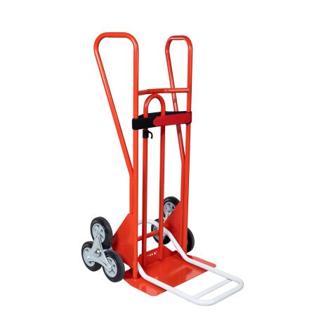 Hand truck for staircase with double shovel - charge 250 kg