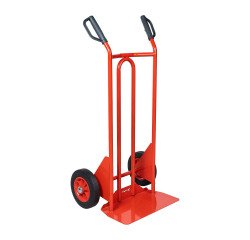 Carretilla de acero con pala fija - Capacidad de carga de 250 kg.