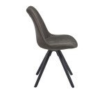 Chaise RALF pieds bois massif noir