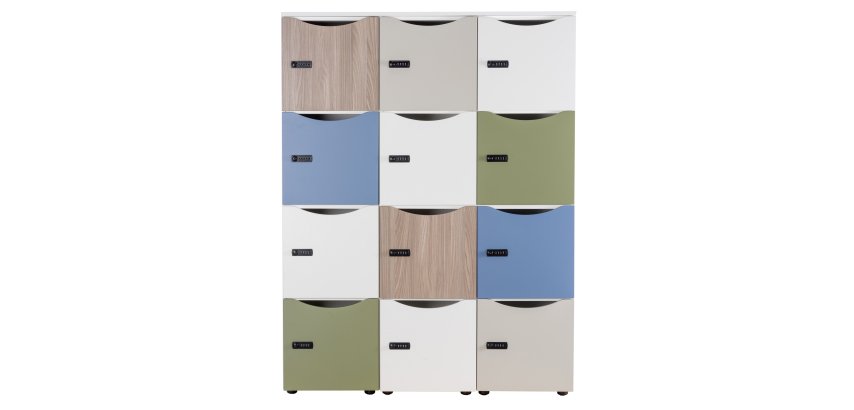 Dessus de finition pour 3 colonnes Locker - L 129 cm