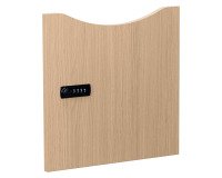 Set of 2 melamine locker doors - code lock