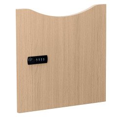 Set of 2 melamine locker doors - code lock