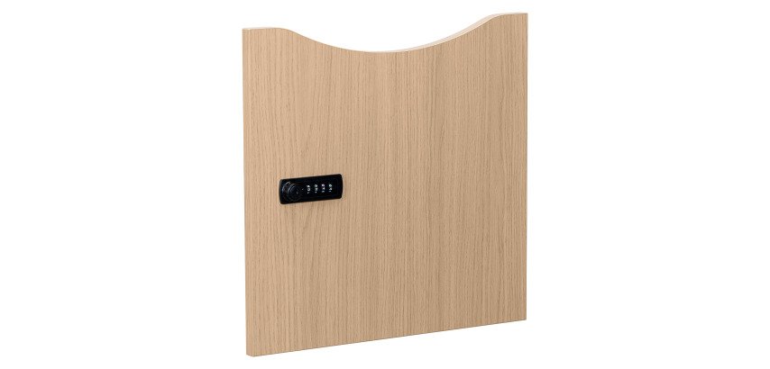 Lot de 2 portes mélaminées Lockers - serrure à code
