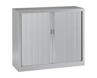 Monoblock Schiebetürenschrank Généric Metallkorpus - B 120 x H 100 x T 43 cm - NF-OEC und GS