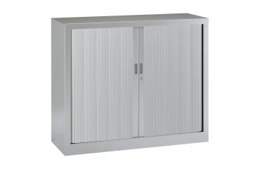 Monoblock Schiebetürenschrank Généric Metallkorpus - B 120 x H 100 x T 43 cm - NF-OEC und GS