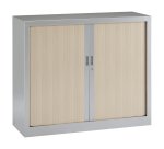 Armoire à rideaux monobloc Généric corps métal - L 120 x H 100 x P 43 cm - NF-OEC et GS