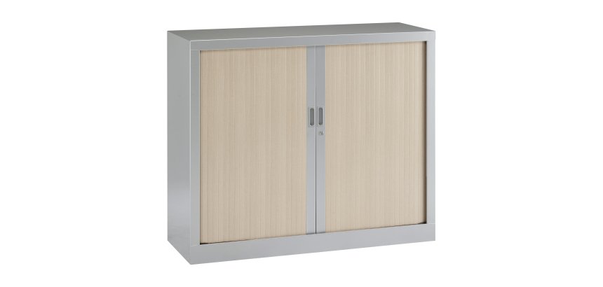 Armoire à rideaux monobloc Généric corps métal - L 120 x H 100 x P 43 cm - NF-OEC et GS