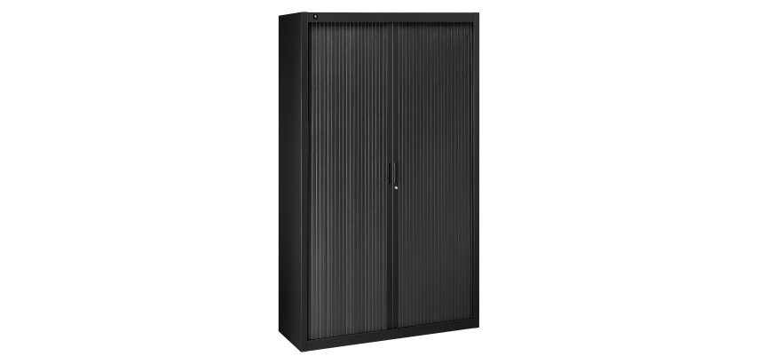 Brown curtain cabinet