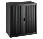 Armoire à rideaux démontables Economique 100 x 90 cm corps noir