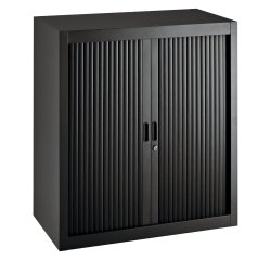 Armoire à rideaux démontables Economique 100 x 90 cm corps noir